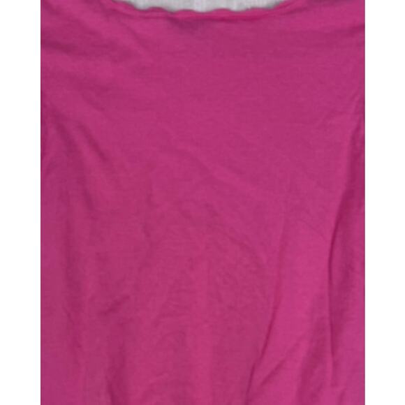 Ann Taylor LOFT Outlet Small Pink Cap Sleeve Ruffle Sweater Scallop Neckline - Picture 9 of 10